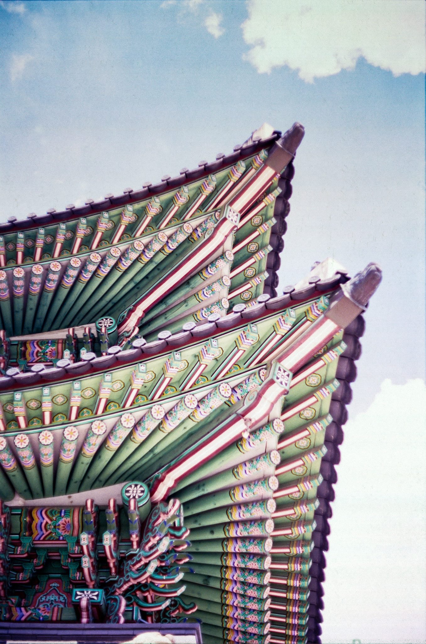 NickyFinn — abstract color study, Kodak Ektachrome 100, 35mm.